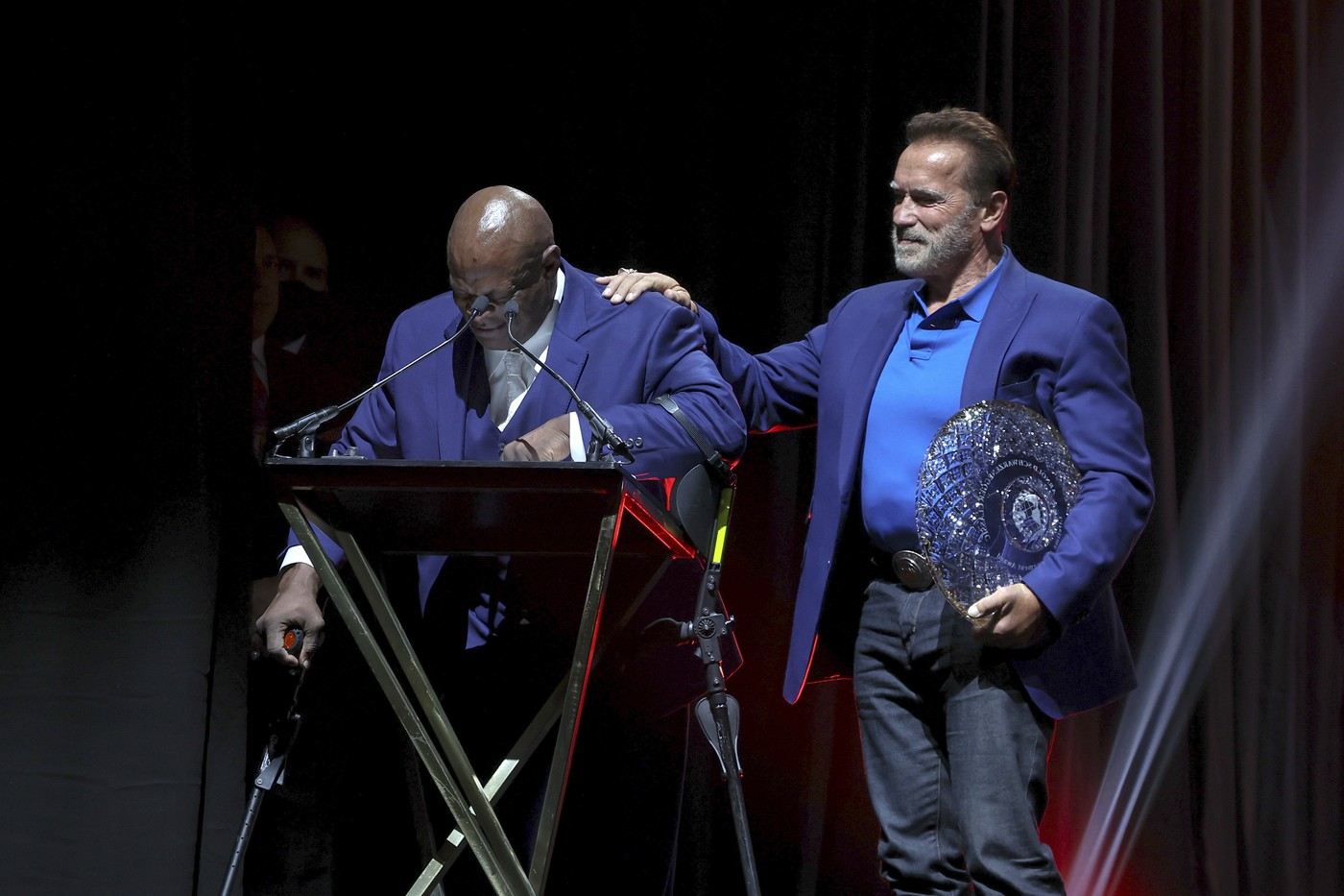 Dvě legendy. Ronnie Coleman a Arnold Schwarzenegger.