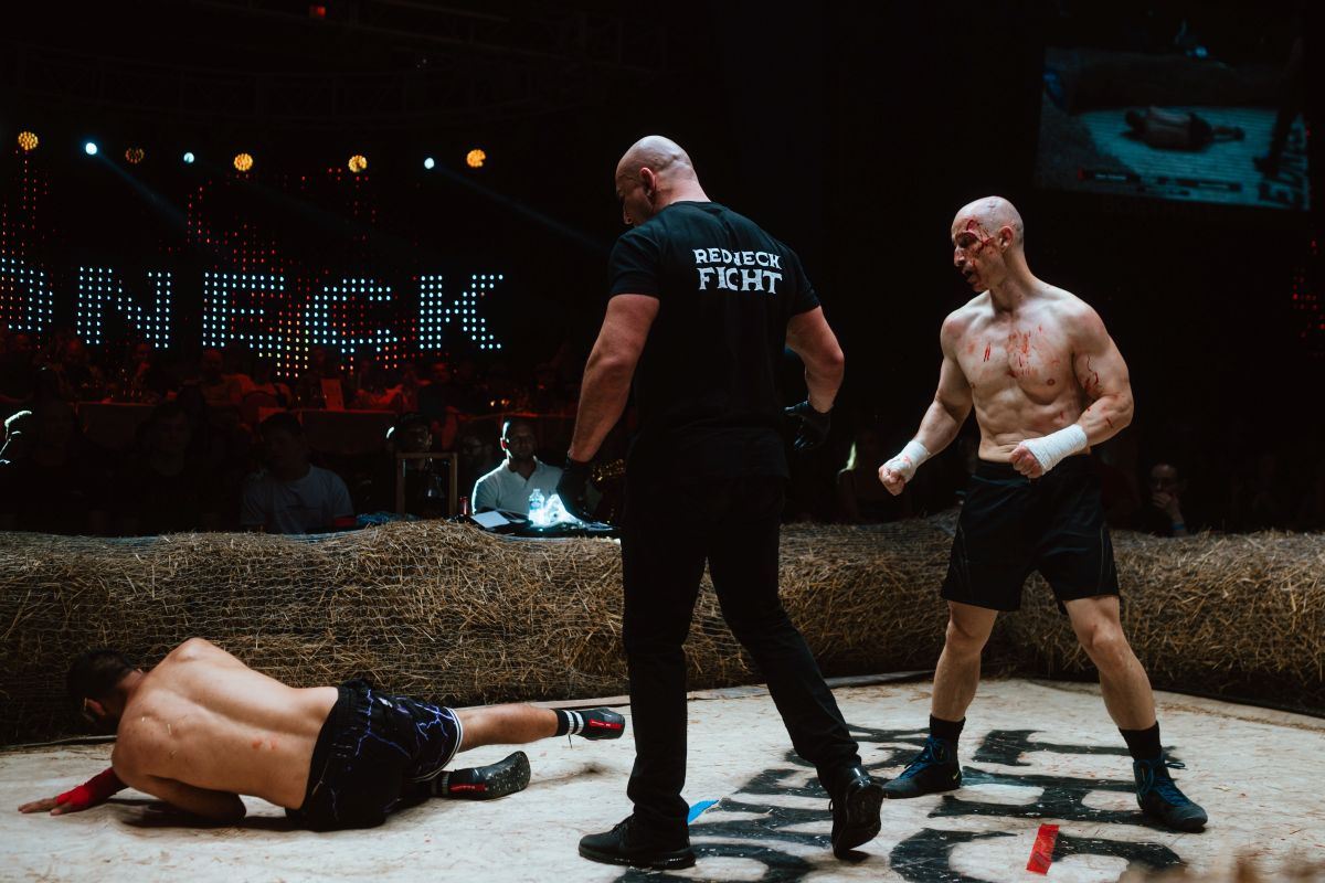 Eduard Daniel vs. Libor Kalous na Redneck Fight v Brně.