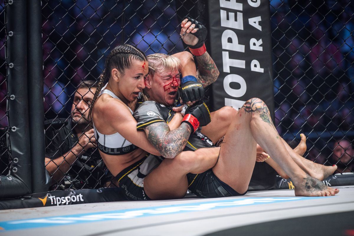 Danielle Misteli v boji.