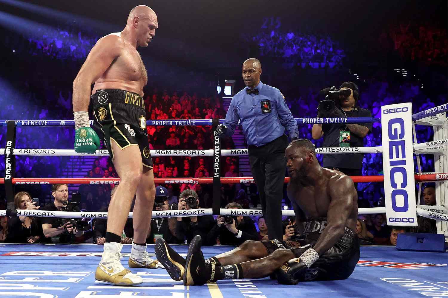 Tyson Fury a Deontay Wilder. 