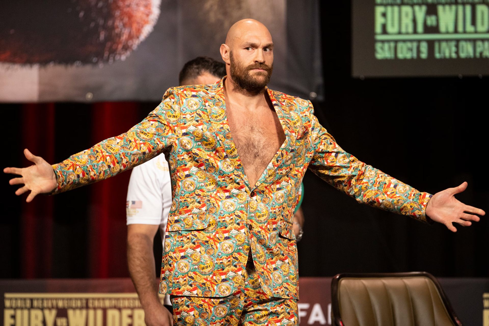 Tyson Fury v ulicích vzbudil poprask.