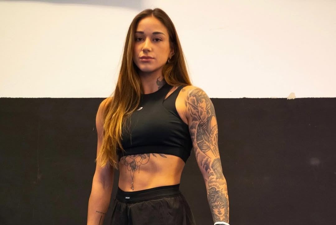 Maja De Luca na akci Shooto Italy.