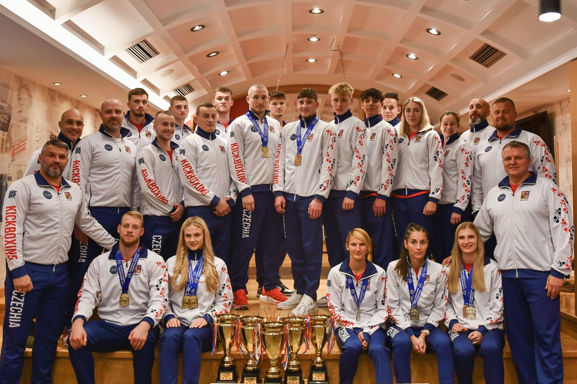 Česká reprezentace v kickboxu.