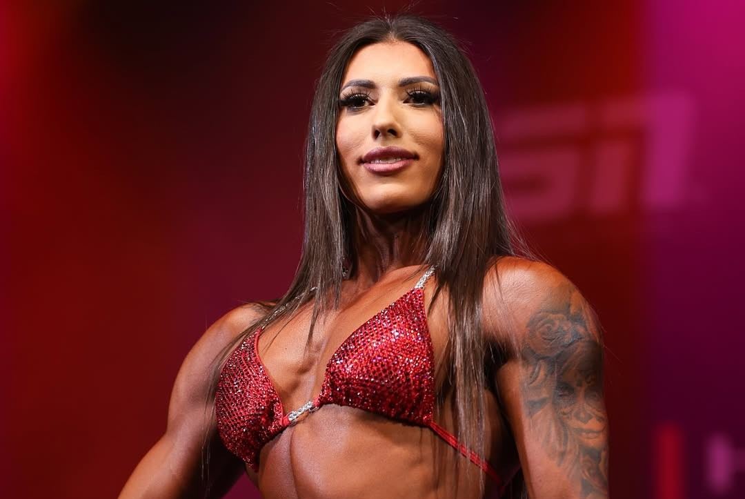 Klaudia Vanessza Csuri na soutěži pod hlavičkou IFBB Wellness Pro.