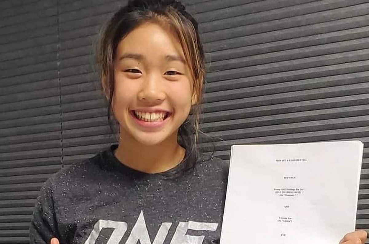 Victoria Lee v šestnácti letech podepsala kontrakt s organizací ONE FC.