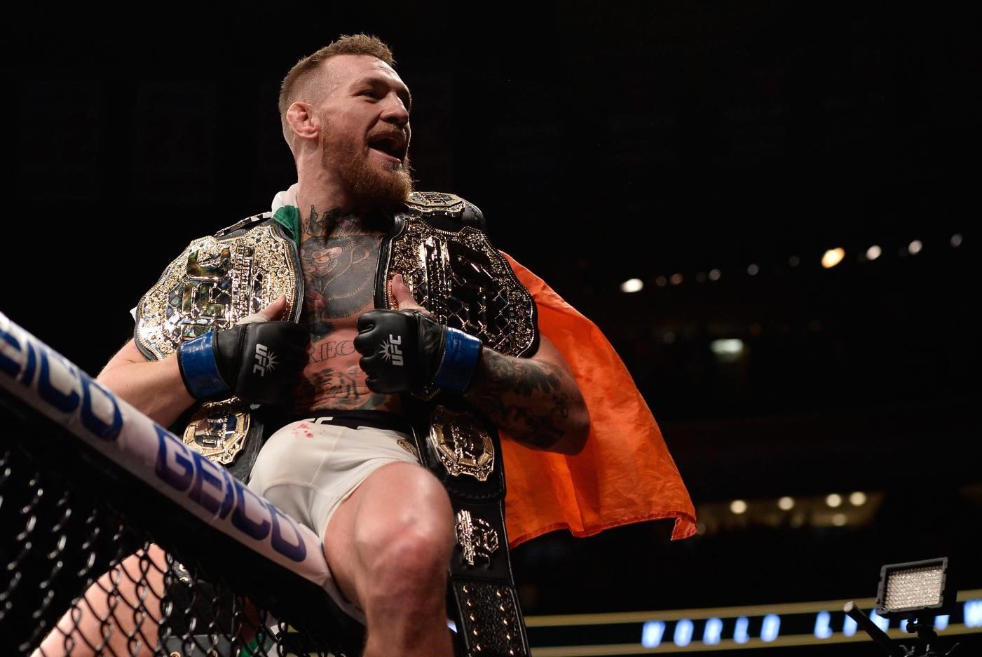 Conor McGregor na sportovním vrcholu.