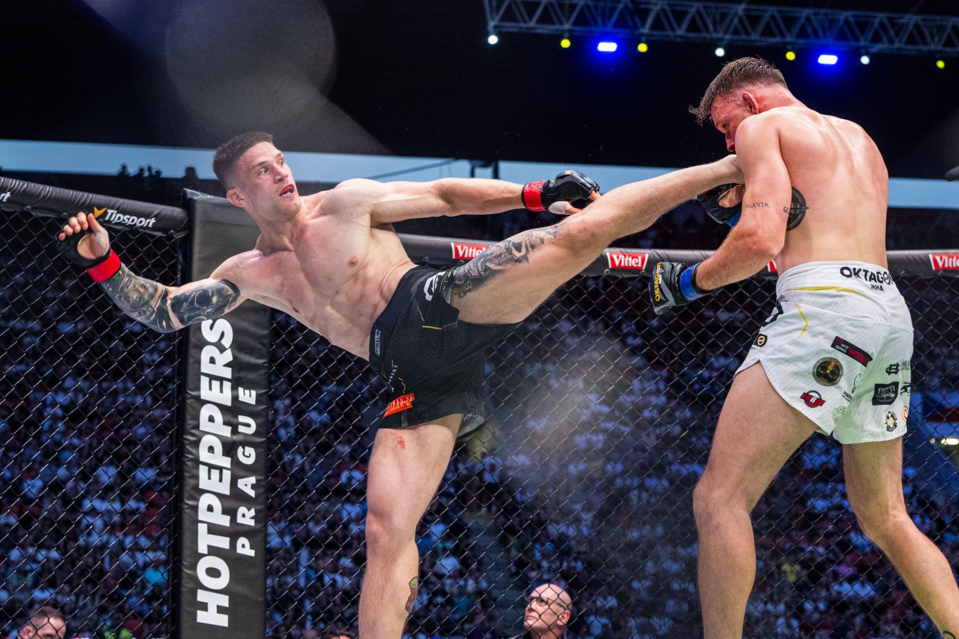 Miloš Petrášek v boji.