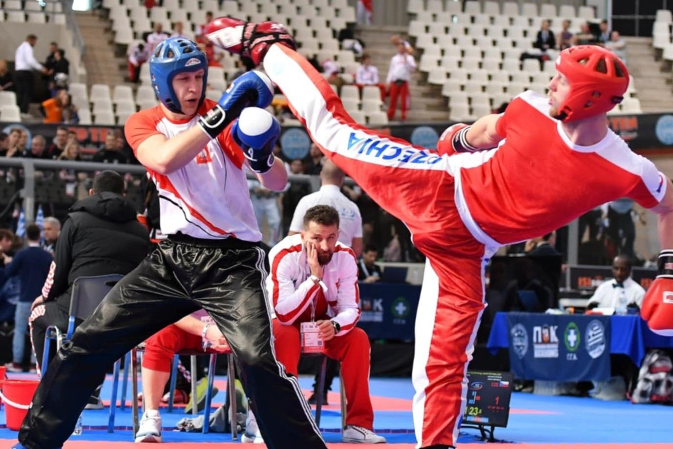 Stepan Knyshov v akci.