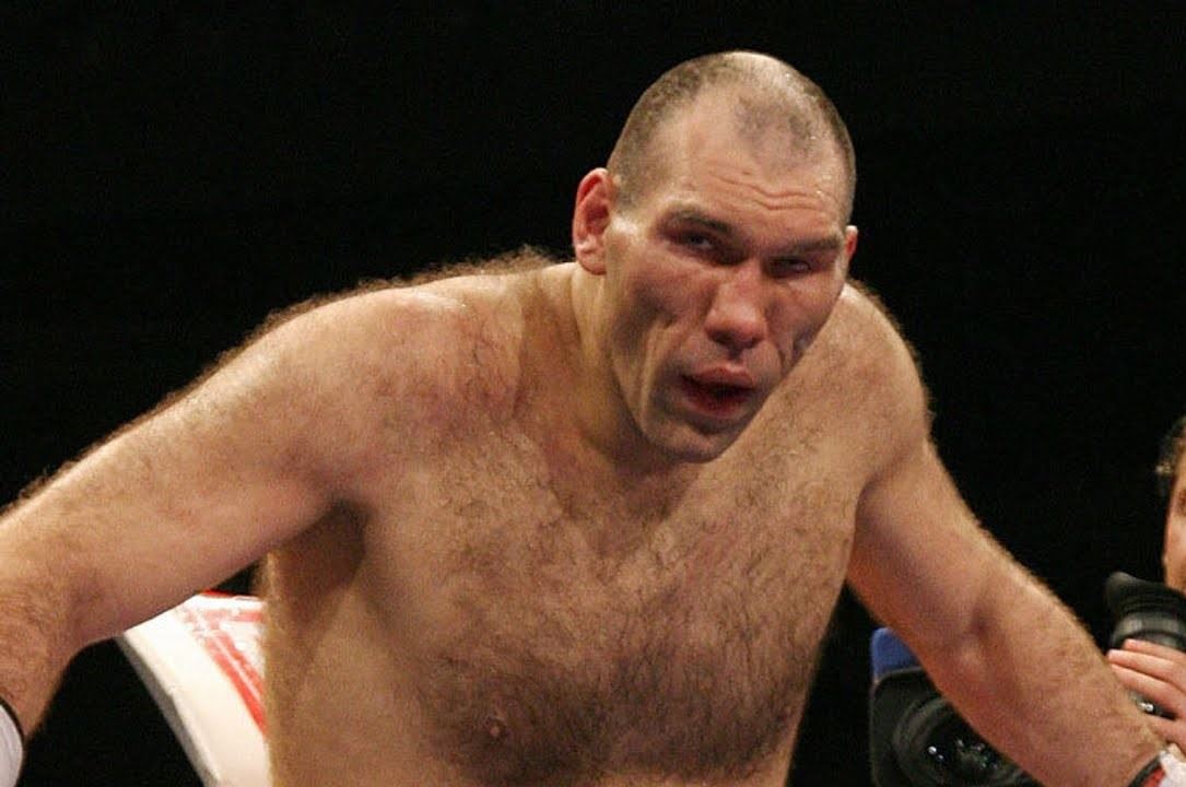 Nikolaj Valuev v ringu.