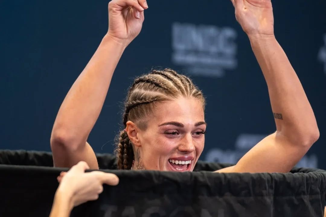 Veronika Smolková na váze.