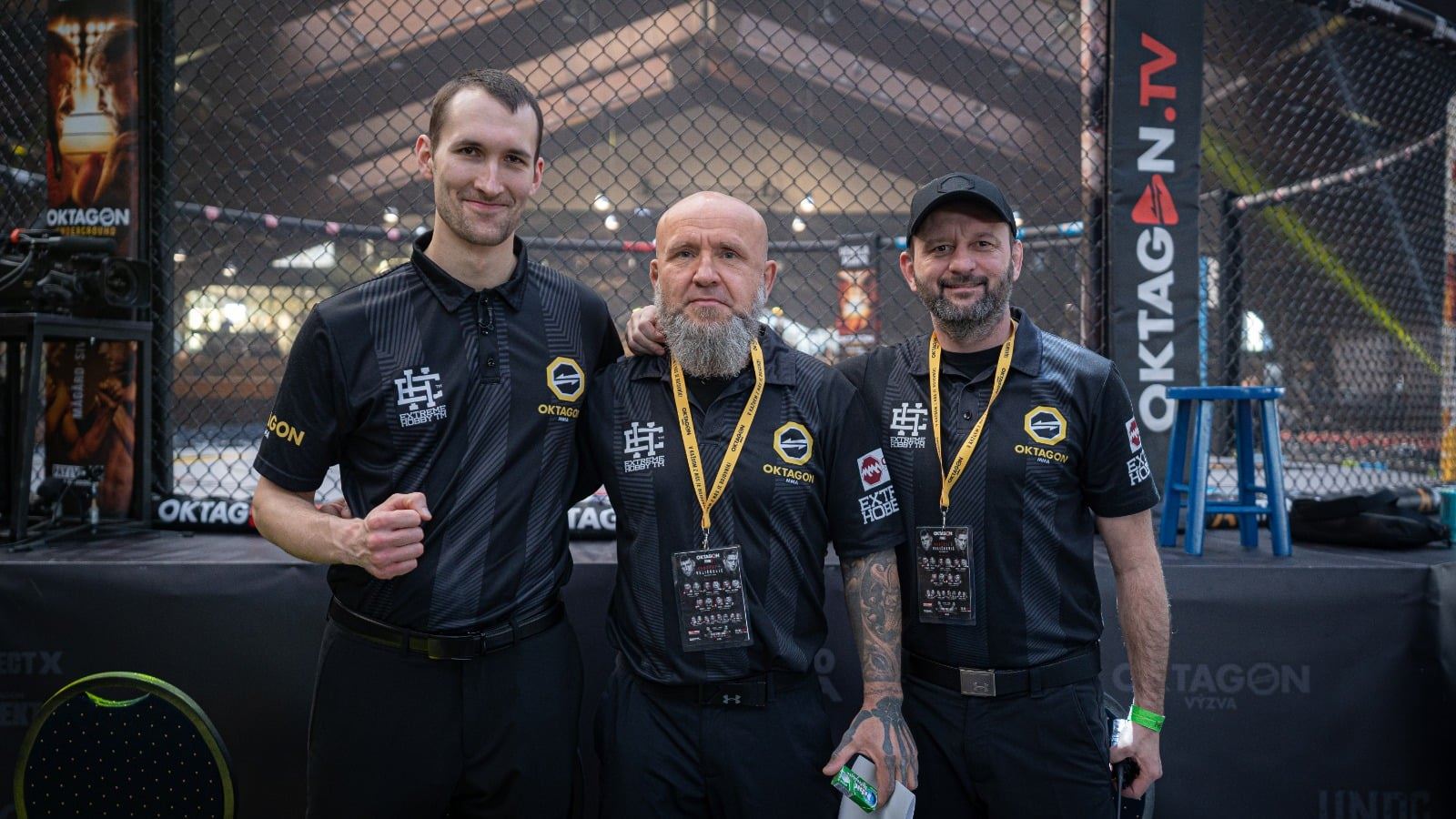 Rozhodčí Clemens Werner, Jan Voborník a Pavel Touš.