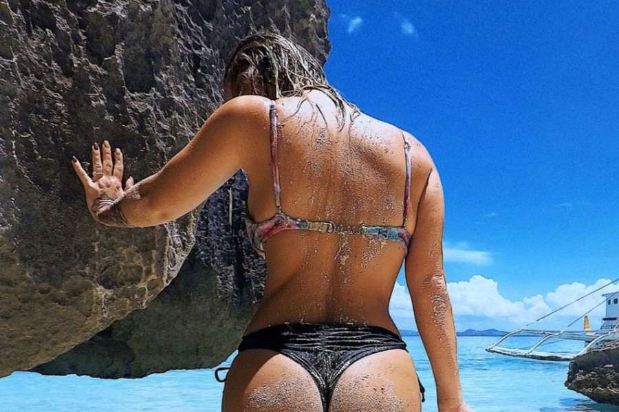 To chtělo odvahu. Kulturistka se na focení neoblékla