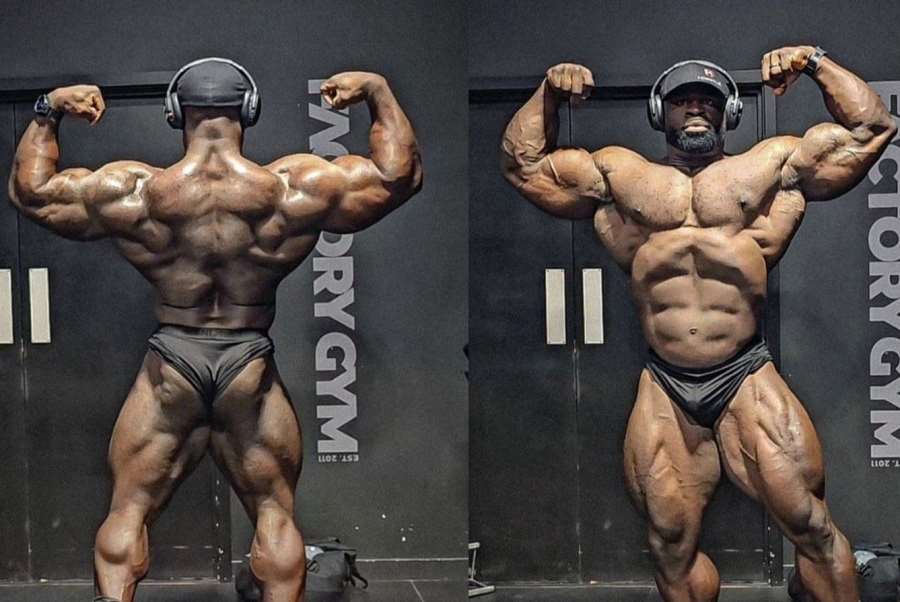 Ze stavby mezi kulturistické velikány. Vyřezaná postava, která váží okolo 150 kilo