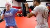 Alana McLaughlin v tréninku.