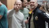 Michal Pavel (vpravo) s jedním z majitelů organizace OKTAGON MMA Palem Nerudou. 