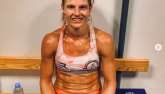 Zápasnice MMA Manon Fiorot v tréninku.
