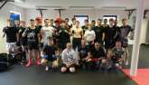 Sobotní otevírání gymu v Benešově. Box a také hostina.