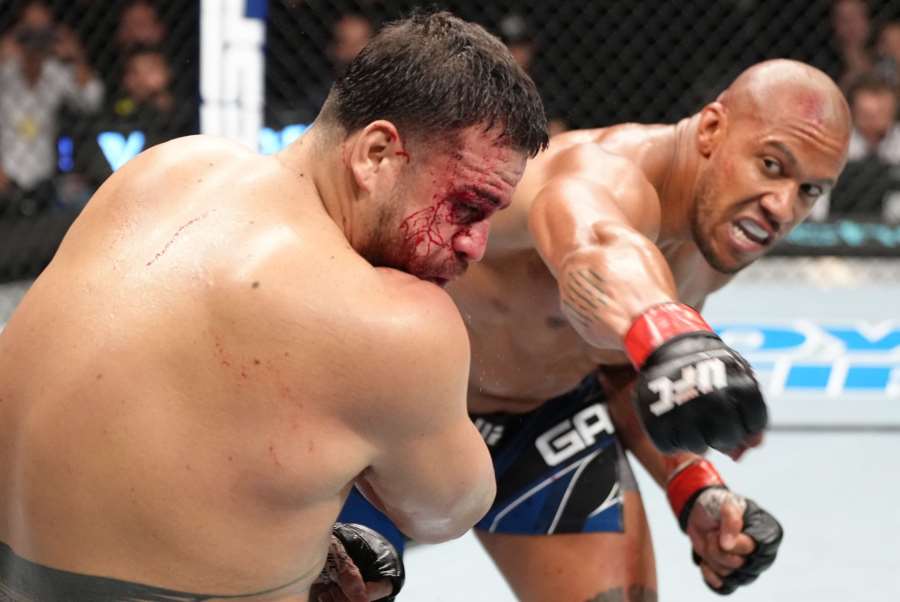 Zazářit, být v boji prostě psem. Přesně tohle byla moje mise, řekl Gane po oslnivé výhře v UFC