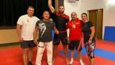 Jiří Procházka, český zápasník v UFC na tréninku reprezentace...