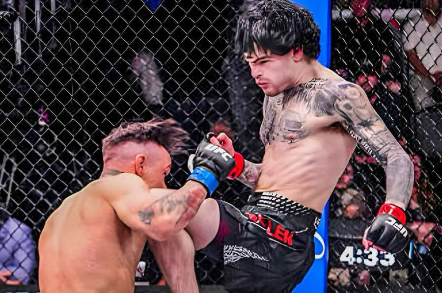 Jiří Procházka z pérové váhy vlétl do UFC. Soupeř neustál bouři v postoji 
