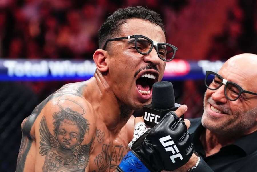 Jack Della Maddalena a Carlos Prates v hlavním zápase UFC Perth