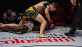 Srbská posila Oktagonu Veličkovič a veterán UFC v akci.