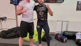 Po tréninku v Gorila MMA s Michalem Konrádem.
