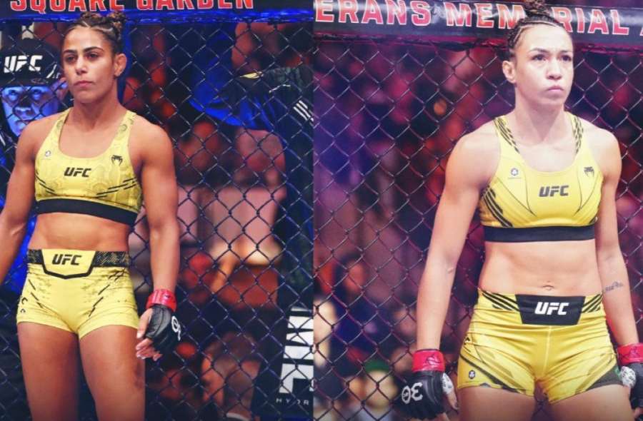 Souboj krásek z UFC měl demoliční tečku. Loket mířil do oka