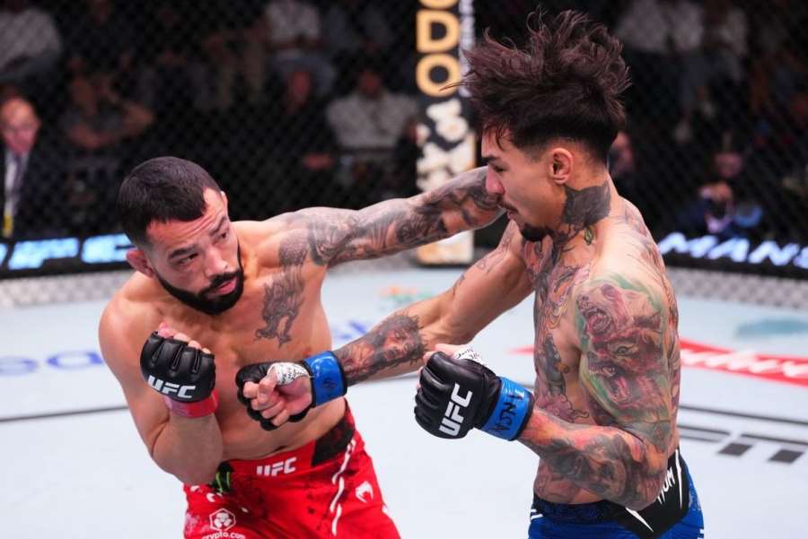 Rychlá práce v UFC. Američan uspal kamaráda, pak spěchal za těhotnou ženou 