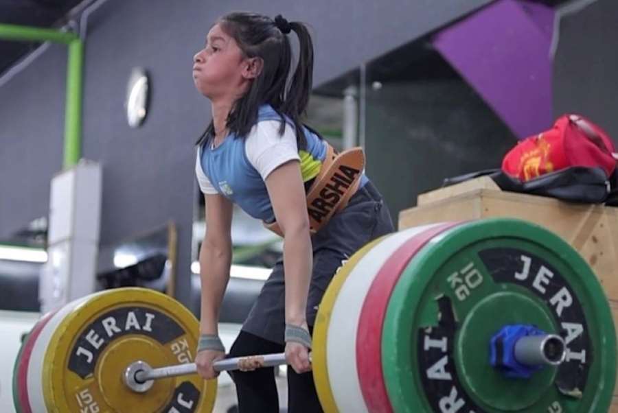 Devítiletá dívka boří rekordy. Zvedla 75 kg a sní o olympiádě