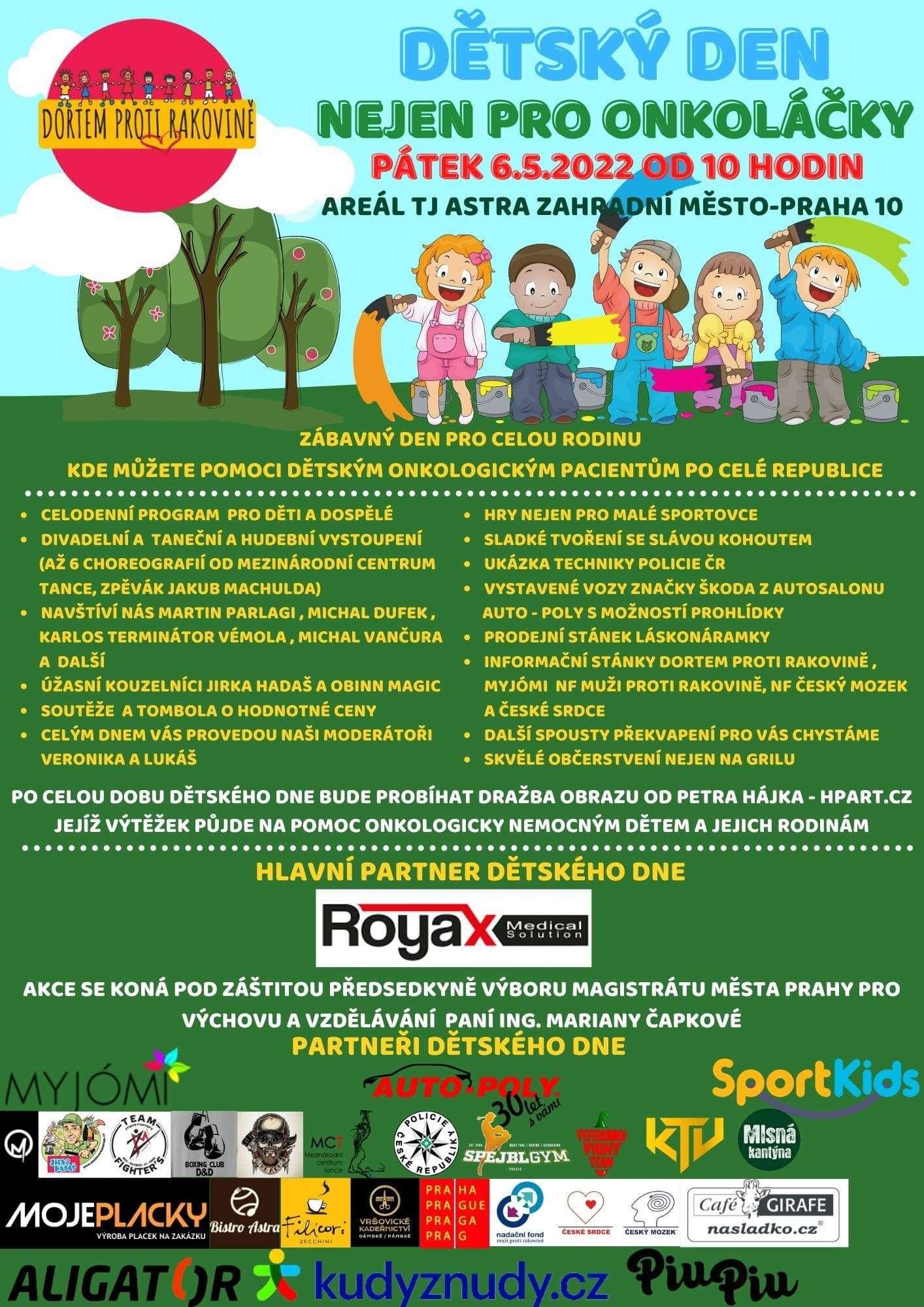 Dětský den nejen pro onkoláčky FOTO: Areál TJ Astra