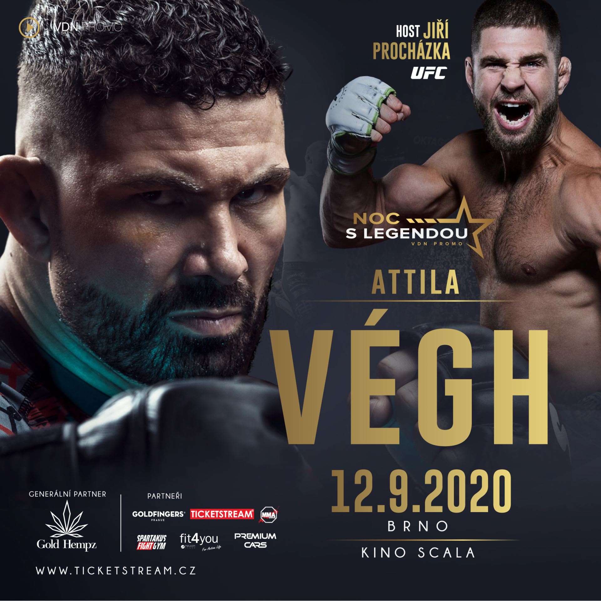 Attila Végh a Jiří Procházka na jednom pódiu