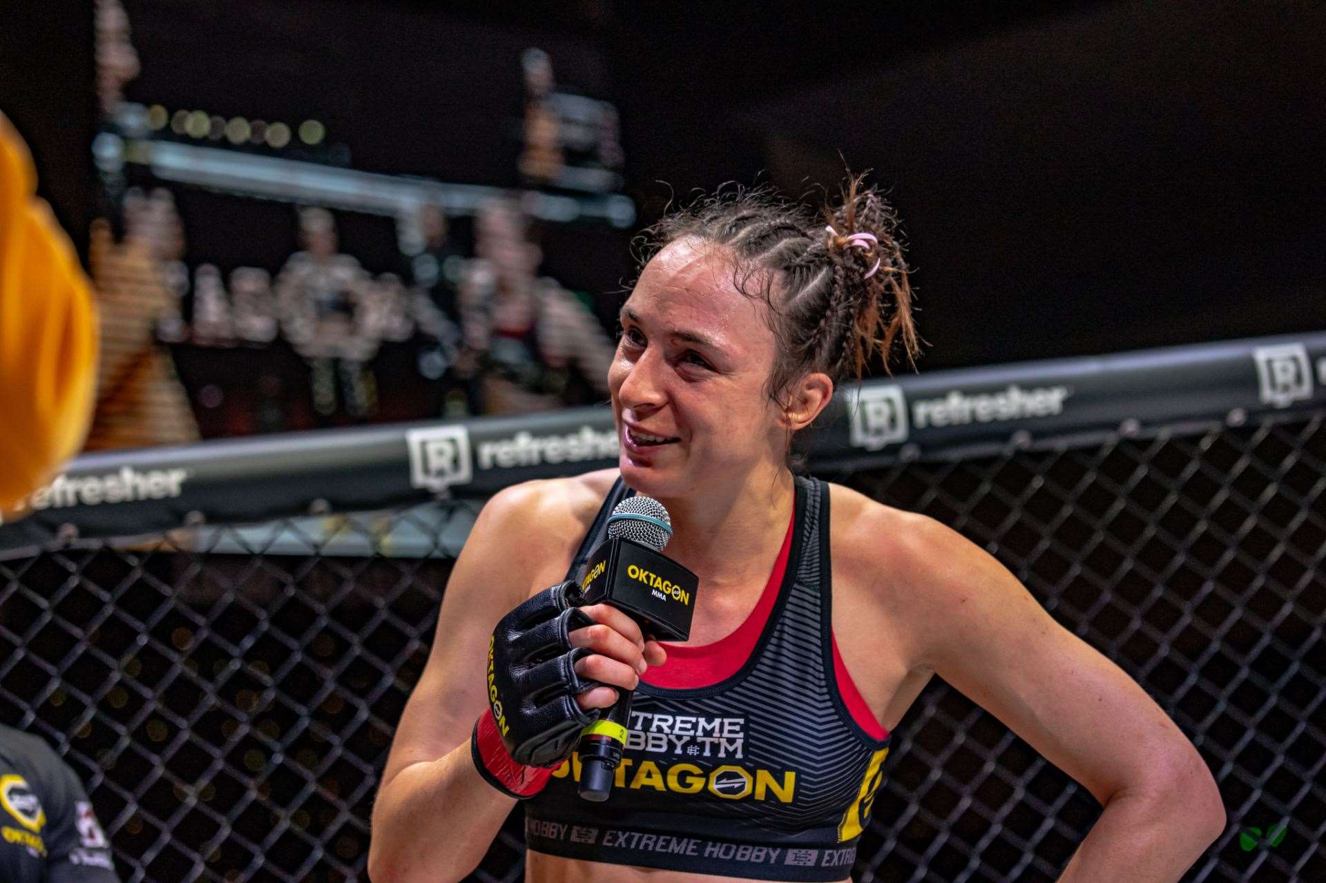 ZDROJ: OKTAGON MMA Spokojená Lucie Pudilová po zápase...